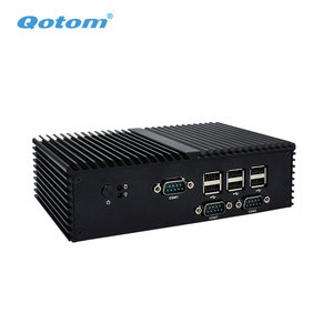 Qotom באיכות גבוהה מיני מארח J1900 Quad Core מעבד מיני ראשי יחידת מחשב Fanless Barebone HTPC IPC קופה מחשב IPC - Product Image 3