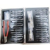 Nouvel Arrivage Kit de Serrurier LISHI Original 32 Pièces Outils Clé 2-en-1 en Boîte, Outil de Crochetage de Serrures de Porte, Nouveau Modèle Version Améliorée