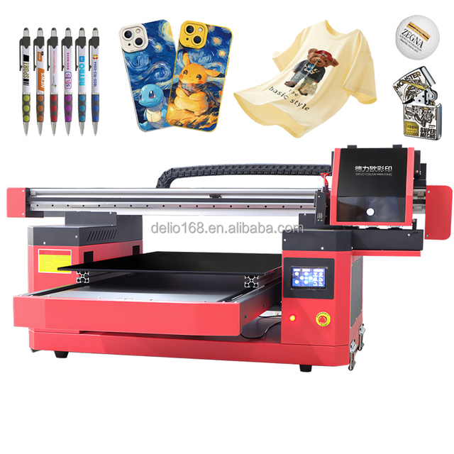 Large Format A1 A2 Epson XP600 I1600 I3200 Dual Head Uv Flatbed Printer 6090 for Acrylic Night Lamp Glass Metal Phone Case