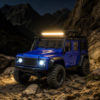 Barre lumineuse LED pour toit de voiture RC, pièces de rechange pour amélioration de véhicule tout-terrain, accessoires adaptés aux modèles de voitures à l'échelle 1/18