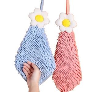 Bonita Toalla de Mano para Cocina, sin Pelusa, Colgante, de Chenilla, Absorbente, de Tela Gruesa, para Niños - Product Image 1