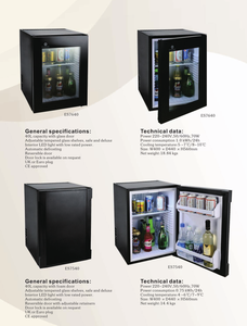 30L Hotel Portable Mini Fridge, Room Absorption Compact Beverage <b>Refrigerator</b> Portable Mini Fridge - Product Image 2