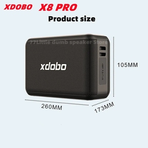 Xdobo Boombox Siêu Bass Karaoke <span class=keywords><strong>X8</strong></span> Pro Microphone Loa Hifi Stereo Chất Lượng Cao <span class=keywords><strong>Mini</strong></span> Xách Tay Loa Không Dây Với Mic - Product Image 6