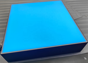 Panel LED RGBW Personalizable con Control Remoto, Lámpara de Techo Colgante, Diseño Cuadrado Creativo, 4000K CCT, Alto CRI 95 para Hogar, Oficina, Hotel - Product Image 2