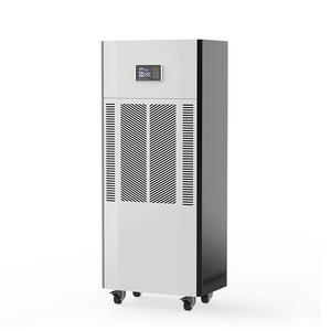 เครื่องลดความชื้นอุตสาหกรรม 90 ลิตร 380 โวลต์ R410A หน้าจอดิจิตอล ตัวเครื่องโลหะ ความจุสูง สำหรับใช้ในคลังสินค้าและห้องใต้ดิน - Product Image 2