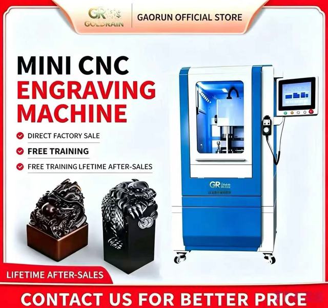 GR-530 CNC 5-Axis Mini Milling System Automatic Vertical Milling Machine Single Optional Automation New Condition Including