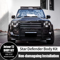 Kit Carrosserie Star Defender d'Amélioration de Capot de Phare de Toit pour Accessoires Jetour T2 Traveler 2025 2024