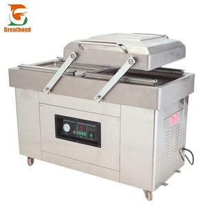 Máy đóng gói chân không hai buồng lớn, kích thước lớn, giá rẻ, dùng cho thực phẩm như thịt, gạo, đồ ăn nhẹ, cá, có chức năng xả khí, sản xuất bởi DZ400/DZ500 - Product Image 1