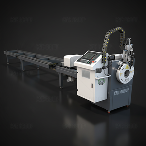 Automatic Fiber Laser Pipe Cutting <b>Machine</b> Simple Tube <b>Machines</b> for Carbon Steel Iron Metal 1500w High Cutter - Product Image 1