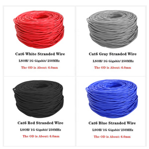 Interior Exterior 305m 1000ft UTP FTP Lan Cable Cat 6 Patch Cord CAT6 CAT5E RJ45 Cable Ethernet de red - Product Image 6