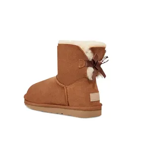 Chaussures de luxe <span class=keywords><strong>en</strong></span> coton de créateur, décontractées et tendance, bottes de neige antidérapantes et imperméables pour la plage, l'extérieur et l'hiver – Fermeture à enfiler - Product Image 5