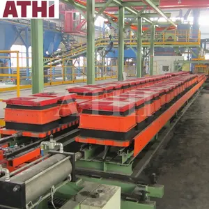 Foundry casting factory automatic horizontal flaskless moulding machine line with sand reclamation line