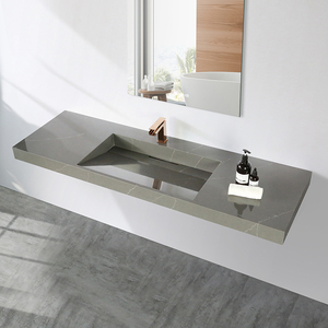 Kkr-fregadero de hormigón montado en la pared, nuevo estilo, color gris - Product Image 1