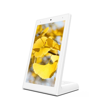 Tablette tactile publicitaire Android de bureau en forme de L de 10 pouces de qualité supérieure, écran vertical de bureau, tablette tout-en-un Android