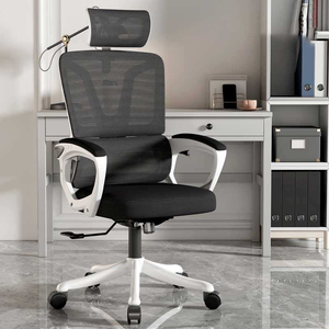 <span class=keywords><strong>Silla</strong></span> de Oficina Ergonómica Giratoria de Plástico con Malla, Diseño Ejecutivo, con Reposacabezas Ajustable, Venta al Por Mayor - Product Image 4