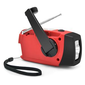 Radio d'urgence multifonctionnelle avec chargeur solaire et manuel, batterie externe pour l'extérieur – Vente en gros - Product Image 4