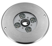 Lumière LED pour fontaine en forme d'anneau, submersible, étanche IP68, en acier inoxydable 316SS, DMX 12/24V RGBW, pour extérieur et aménagement paysager
