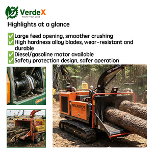 Broyeur <span class=keywords><strong>de</strong></span> branches mobile diesel NEXAGROT homologué CE avec goulotte <span class=keywords><strong>de</strong></span> décharge - Product Image 6