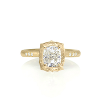 Bague de mariage pour femme Lotus 1ct, luxe léger, argent sterling S925 plaqué or 18 carats, bague en moissanite