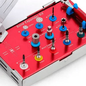 Kit de Cirugía de Implantes, Instrumentos Dentales para Perforación del Sitio del Implante y Procedimientos Quirúrgicos Orales, Bandeja de Instrumentos para Implantes Dentales - Product Image 3