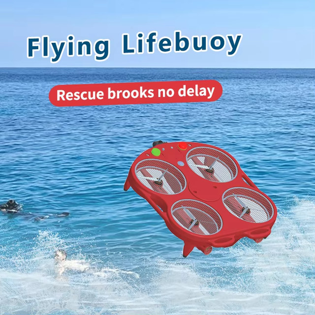 Smart Drones Lifebuoy Automatic Rapid Rescue Waterproof Camera LED Alert Lights Water Safety Products Rescue Equipment