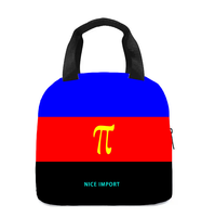 Sac à déjeuner arc-en-ciel pansexuel pour femmes et hommes, sac fourre-tout réutilisable, sacs à déjeuner isothermes pour le travail, le pique-nique, l'école ou les voyages