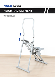 เครื่องออกกำลังกายแบบพับได้สำหรับใช้ในบ้าน  โครงปีนป่ายขนาดเล็ก อุปกรณ์ฟิตเนส คาร์ดิโอ วิ่งบนบันได  ออกกำลังกายแบบสเต็ปปิ้ง - Product Image 3