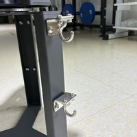 Lot de 6 pièces direct usine : Barre de tirage vertical en acier pour machine à câbles de gym, Poignée rotative à 360° avec support Mag Grip