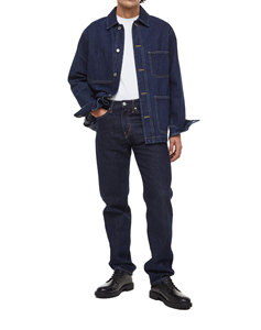 Men Boyfriend Fit Denim Jeans Eco-Friendly Lightweight Vintage <b>Washed</b> Casual Hip Hop Summer Streetwear Straight Leg Cotton Mid - Product Image 1