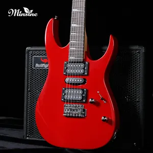 OEM מותאם אישית עיצוב MS170 כלי מיתר למכירה סיטונאי מחיר מבריק guitarra electrica חשמלי גיטרה חשמלית