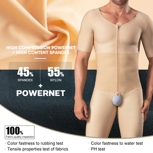 Chaud populaire minceur ventre contrôle post-opératoire chirurgie vêtements de Compression hommes corps <span class=keywords><strong>Fajas</strong></span> colombien Shapewear pour hommes liposuccion - Product Image 6