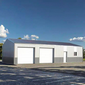 Nhà kho kết cấu nặng đúc sẵn nhà xưởng prefab xây dựng xây dựng kết cấu thép lưu trữ - Product Image 1