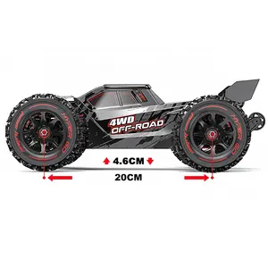 Mjx Hyper Đi 14210 Kim Loại Chassis Không Chổi Than 1/14 Rtr 4X4 4WD Điều Khiển Từ Xa RC Sa Mạc Xe Tải Sở Thích Xe Cho Người Lớn