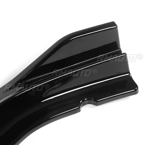 3Pcs Glossy Black <b>Car</b> Front Bumper Chin Lip Splitterr Lip Spoiler <b>Diffuser</b> Protection Caver Trim for Honda for Accord 2018 2019 - Product Image 6