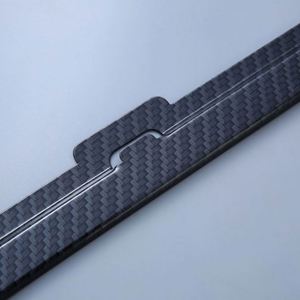Carbon Fiber Pattern Stainless Steel <b>License</b> Plate <b>Frame</b> for Cars, Durable Decorative Auto Tag Holder Gift - Product Image 3