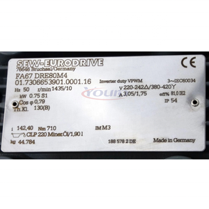 100 nouveaux motoréducteurs hélicoïdaux à arbre parallèle FA67 DRE80M4 d'origine pour applications de transmission industrielle - Product Image 2