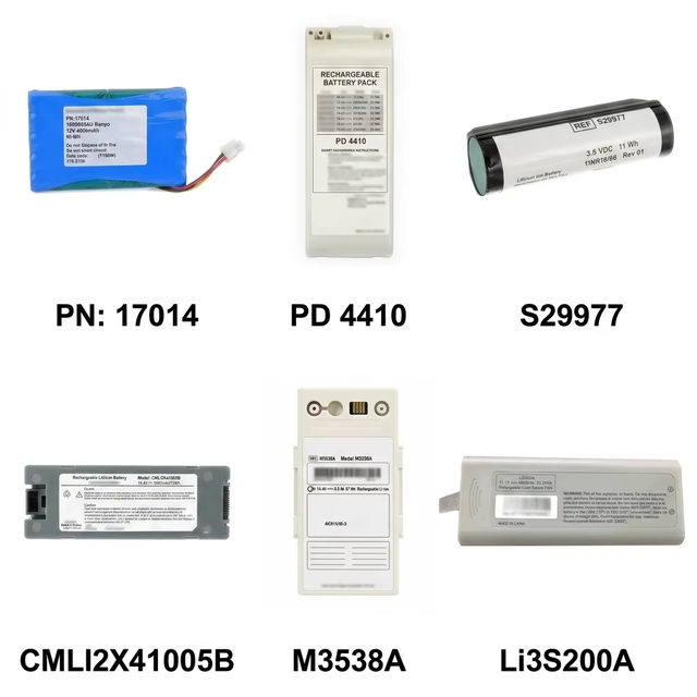 Medical Lithium Ion Battery Pack Replacement Battery for PN17014 PD4410 S29977 CMLI2X41005B M3538A Li3S200A Medical Equipment