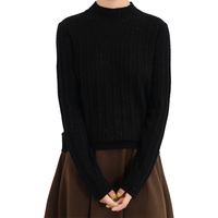 100% pull femme cachemire tricots pull en cachemire véritable couleur unie