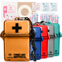 Mini trousse de premiers soins SOS tout usage 30 pièces compacte abordable préparation aux urgences avec assortiment de premiers soins pour la maison, le voyage