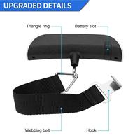 Pèse-Bagage Numérique Portable Électronique : Outil d'Équilibrage de Poids pour Valises et Bagages de Voyage avec Affichage Digital Suspendu