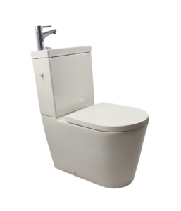 Commode 2 en 1 à économie d'eau, cuvette de toilette en céramique et lavabo à main combinés, ensemble de toilettes <span class=keywords><strong>avec</strong></span> évier <span class=keywords><strong>intégré</strong></span>. - Product Image 1