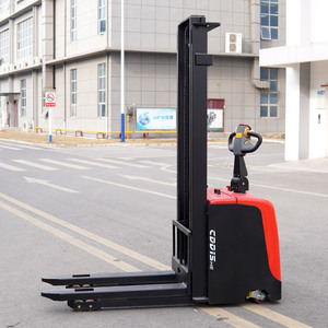 Apilador eléctrico Walkie de 1,5 toneladas, mástil triplex de 2 toneladas, 4 metros, 4,5 metros, opción de elevador de palés de 5 metros, batería de litio, patas a horcajadas - Product Image 4