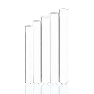 جميع الأحجام PS المواد PP المواد أسطواني أسفل البلاستيك أنبوب اختبار للاستخدامات المختبرية - Product Image 1