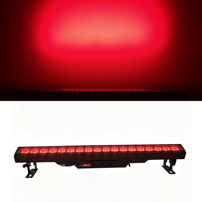 150W 18pcs 8W RGBW LED Wall Washer Light DMX512 8CH Professional Stage Lighting for Concerts & Events