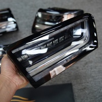 Fait à la main pour 2014-2018 Audi A6 LED feu arrière noir série Venom feux arrière modifiés