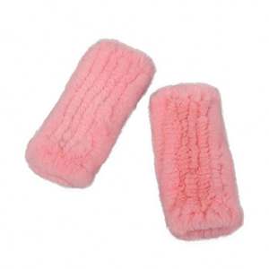 <span class=keywords><strong>Mitaines</strong></span> en fausse fourrure d'hiver, chaudes, douces, demi-doigts, chauffe-bras, gants - Product Image 2