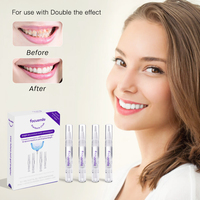 Accesorios de blanqueamiento dental con logotipo personalizado 5/6/32 Led luz azul fría Kit de blanqueamiento de etiqueta privada para dientes sensibles
