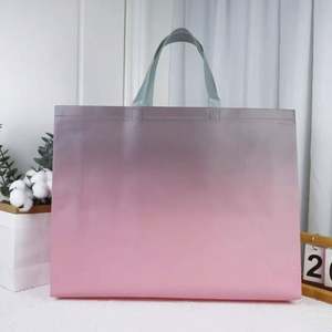 Sacs de courses réutilisables en tissu non tissé personnalisés, sacs de courses pour magasins de détail - Product Image 2