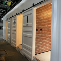 Cabines de toilettes mobiles en acier 2025 pour usage public, conteneurs maritimes, sanitaires modulaires portables d'extérieur pour hôtels