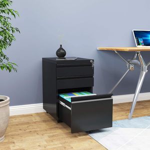 Archivadores de almacenamiento de muebles de oficina de metal con cerradura para documentos y <span class=keywords><strong>archiveros</strong></span> para uso en taller y cocina - Product Image 2